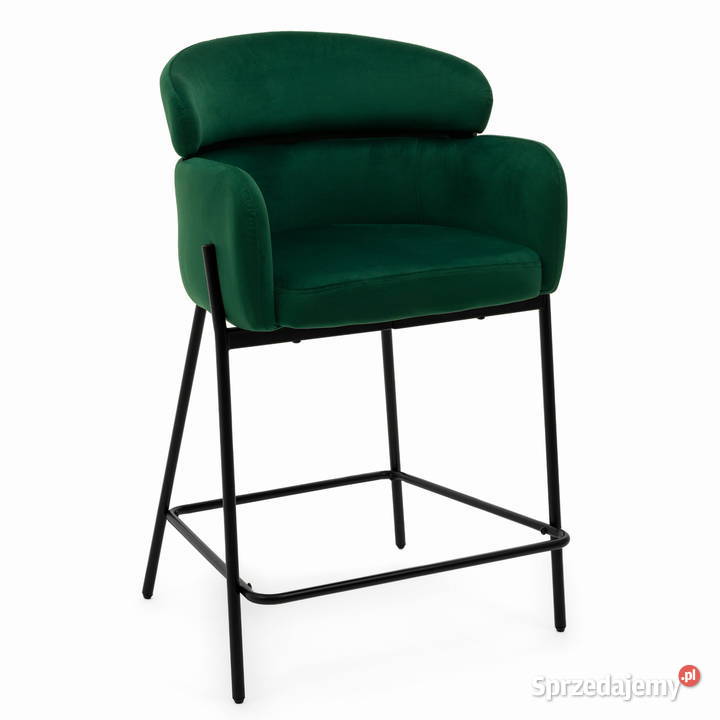 Hoker Tapicerowany Bolzano Butelkowa Zieleń Tarchały Małe