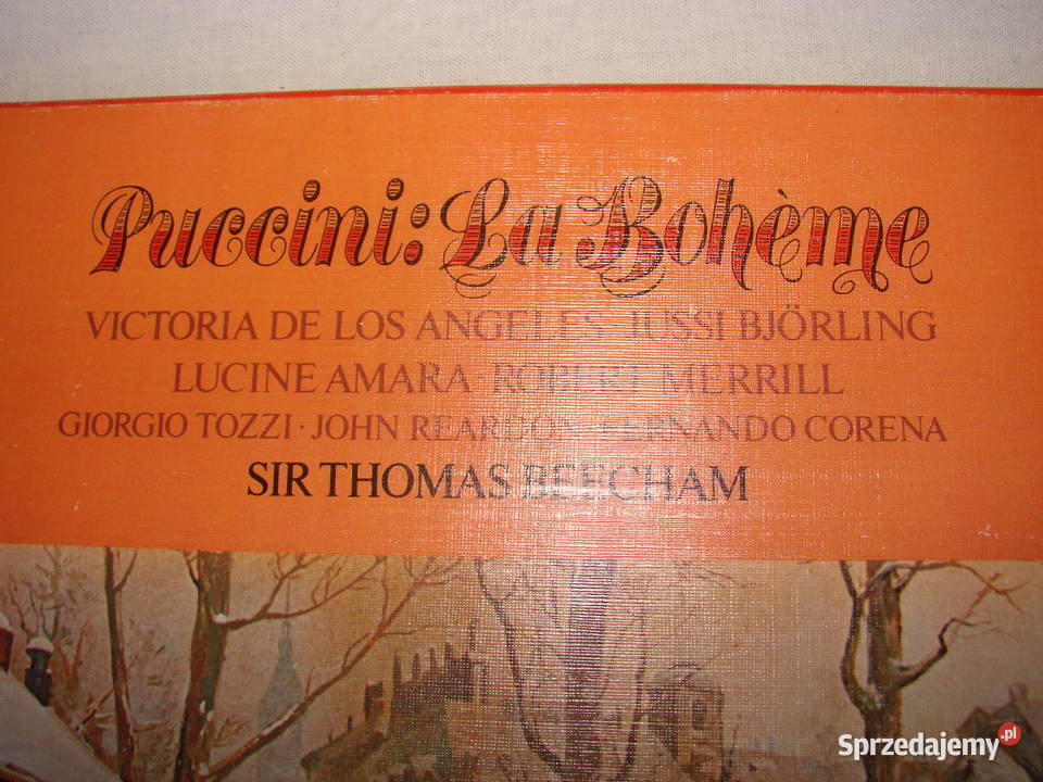 Giacomo Puccini La Boheme 2 płyty winylowe EMI Pruszcz Gdański