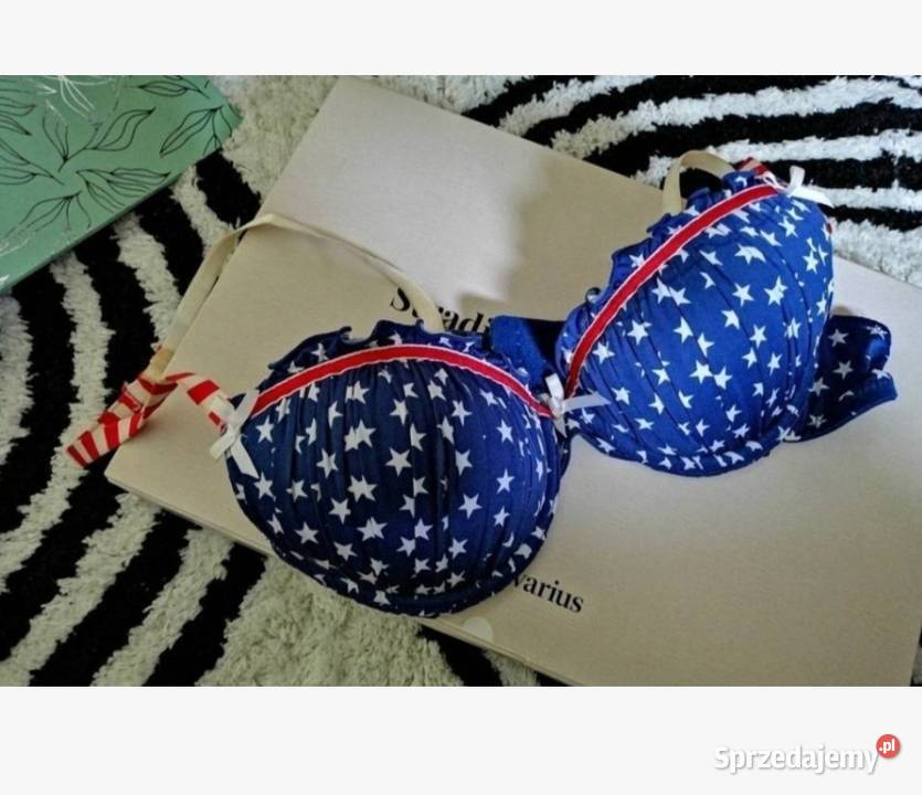 Nowy YORKER stanik biustonosz push up w print Leszno sprzedam