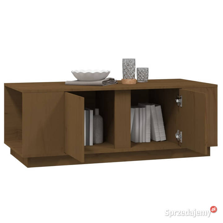 Stolik kawowy miodowy brąz 110x50x40 lite drewno Stoły mazowieckie Warszawa sprzedam