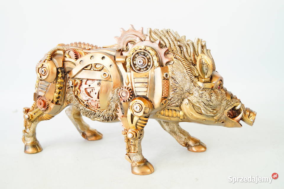 DZIK figura myśliwska rzeźba steampunk Antyki Gizałki sprzedam