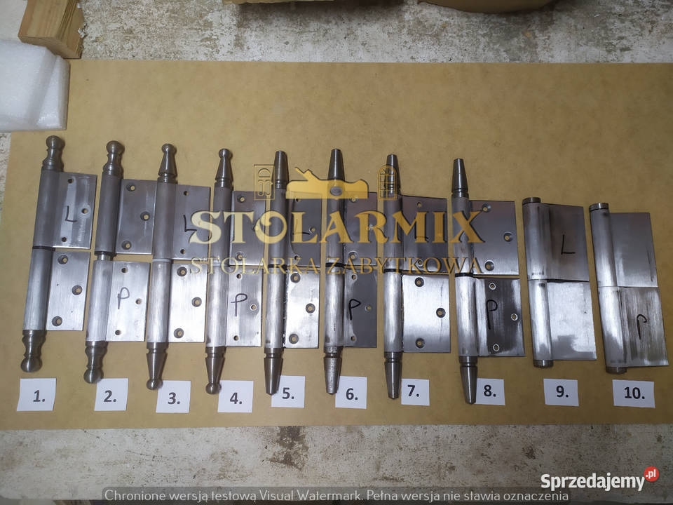 Zawias do starych drzwi bezprzylgowych ZBS 36L Paterek sprzedam