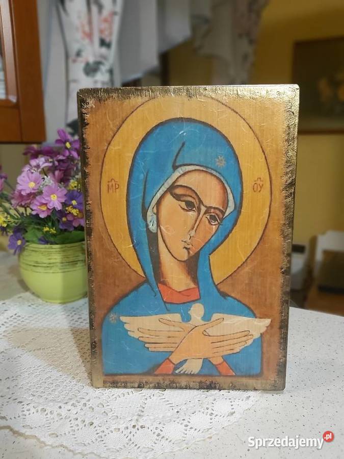 Ikonyobrazy na desce inny kolor Dekoracje i ozdoby Dobrzechów sprzedam