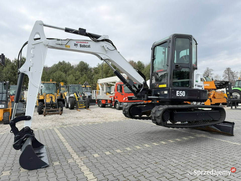 gąsienicowa Bobcat E50 EM 2013r Waga 5ton Super Widełki