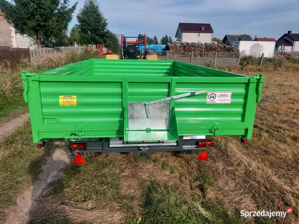 Przyczepa rolnicza wywrotka 45t HOMOLOGACJA nieuszkodzony Bełchatów sprzedam