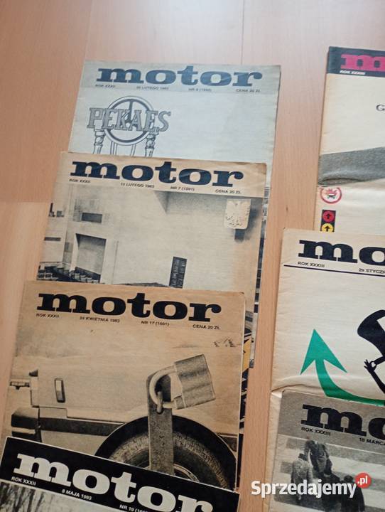Czasopismo Motor z 1983 1984r Rybnik
