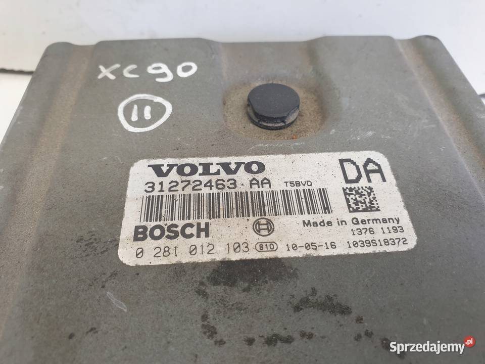 Volvo XC90 24 D5 STEROWNIK SILNIKA 31272463AA osobowe Komputery Chełm