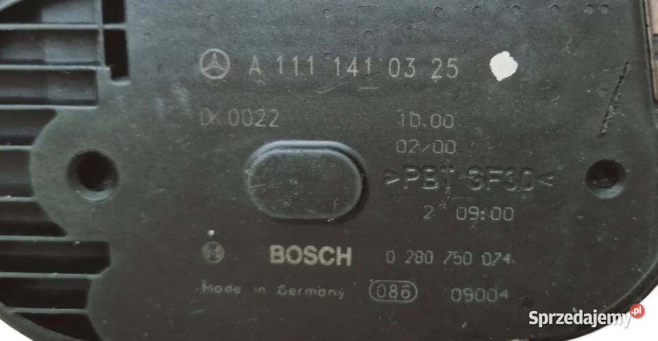 PRZEPUSTNICA MERCEDESBENZ W203 20 B KOMPRESSOR