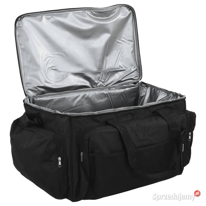 Torba wędkarska wodoszczelna czarna tkanina Warszawa