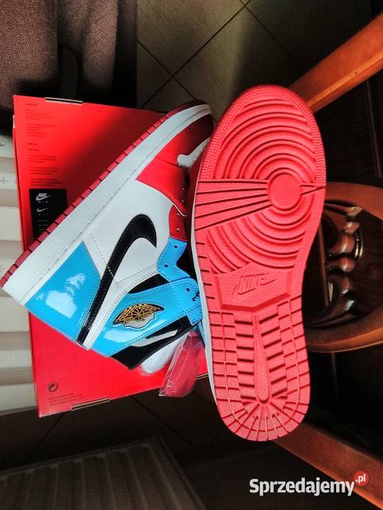 NOWE Nike Air Jordan 1 High Fearless UNC Chicago czerwony wielkopolskie