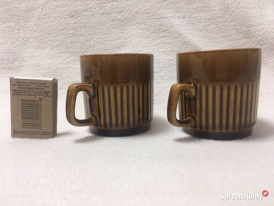 Filiżanki Kera Vital porcelit Czechosłowacja 2 Filiżanki i spodki Kołobrzeg