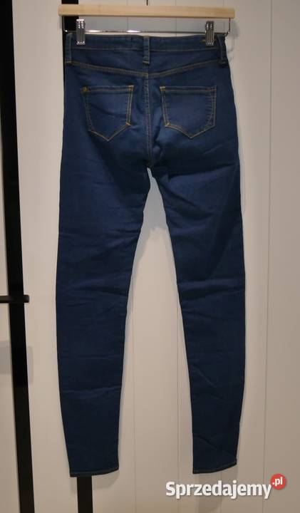 River Island spodnie rurki 36 S Inny materiał Spodnie Wrocław