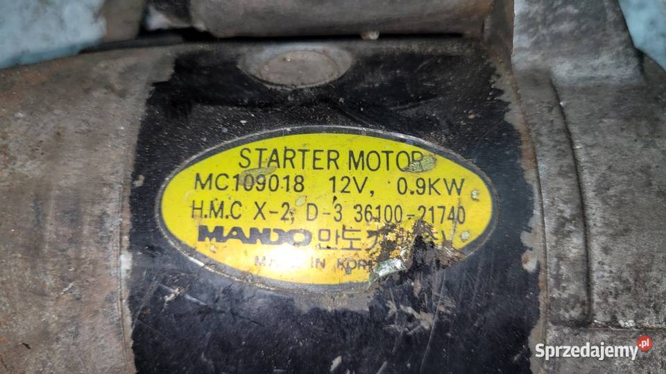 Rozrusznik Hyundai Accent MC109018 osobowe mazowieckie Łagów