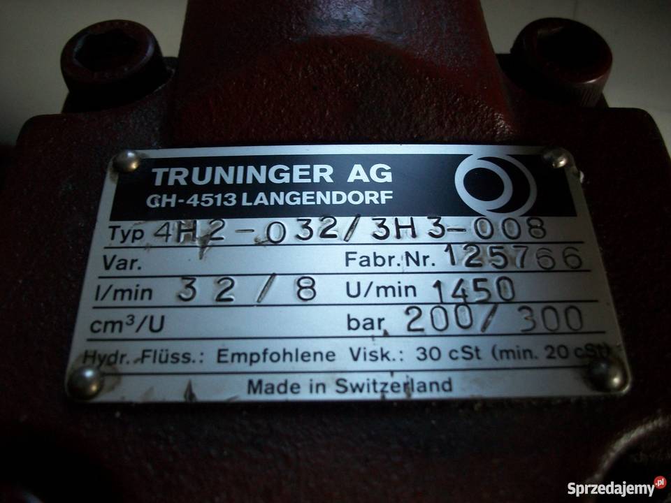 Pompa Truninger 4H20323H3008 Sklep Olkusz