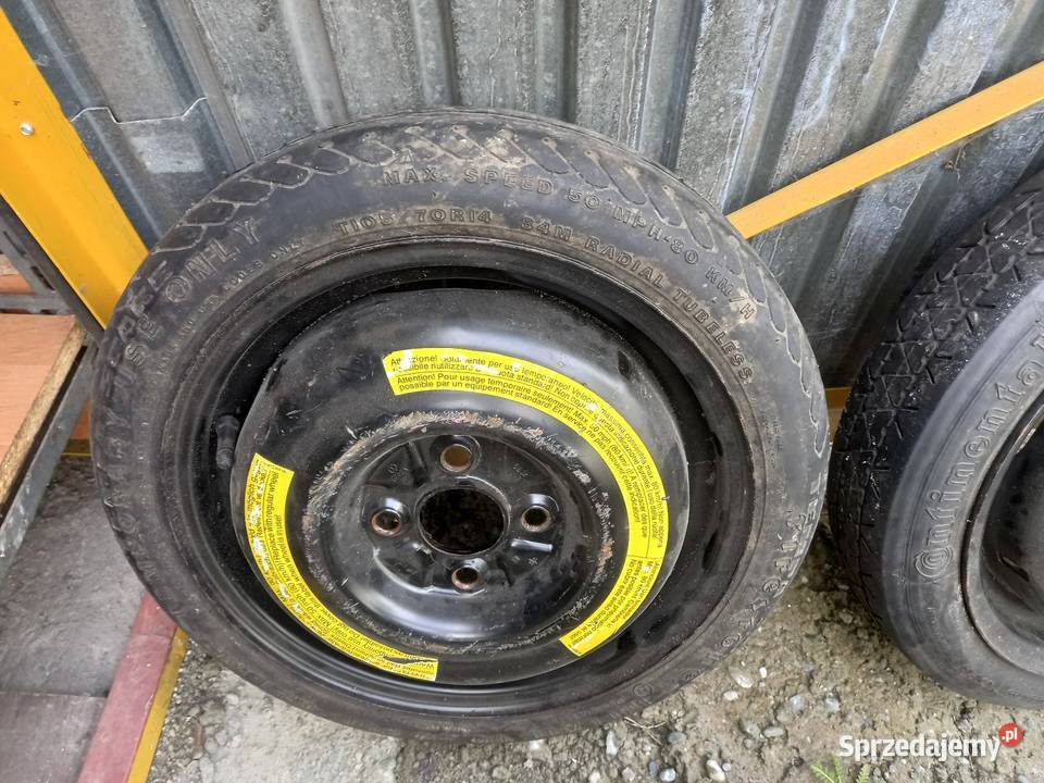 Dojazdówki oryginał VW Audi 14 4x100 sztukę Pozostałe
