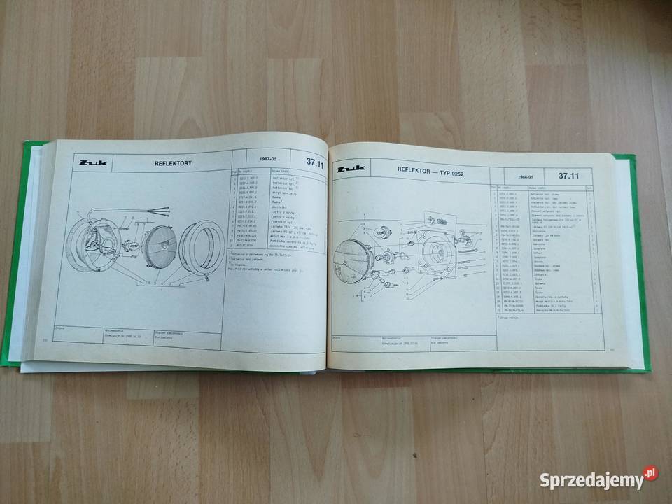 Katalog części Żuk 1988 samochód dostawczy dostawcze Lublin sprzedam