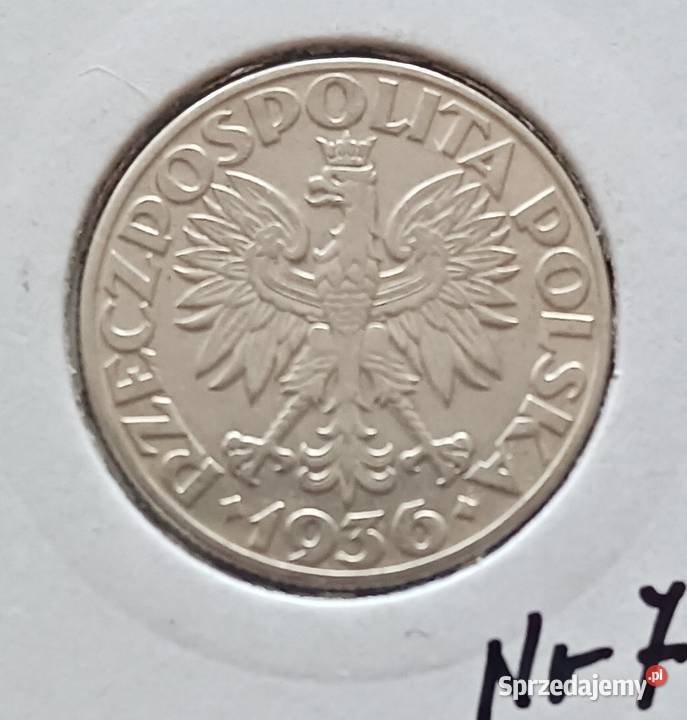 2 Żaglowiec 1936 r 7 srebro oryginał Cudeńko Konin sprzedam