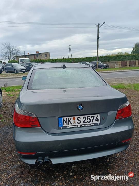 BMW E60 2007 rek 25 benzyna z gazem Gaz łódzkie Działoszyn