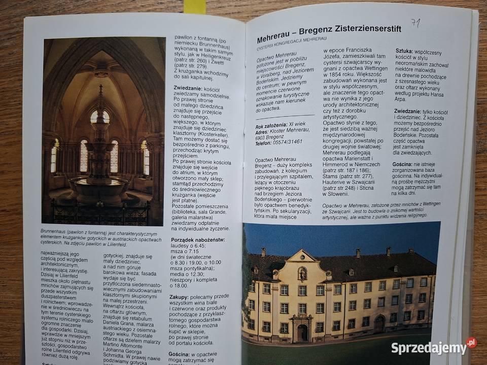Opactwa i klasztory Europy Cesare Romano małopolskie