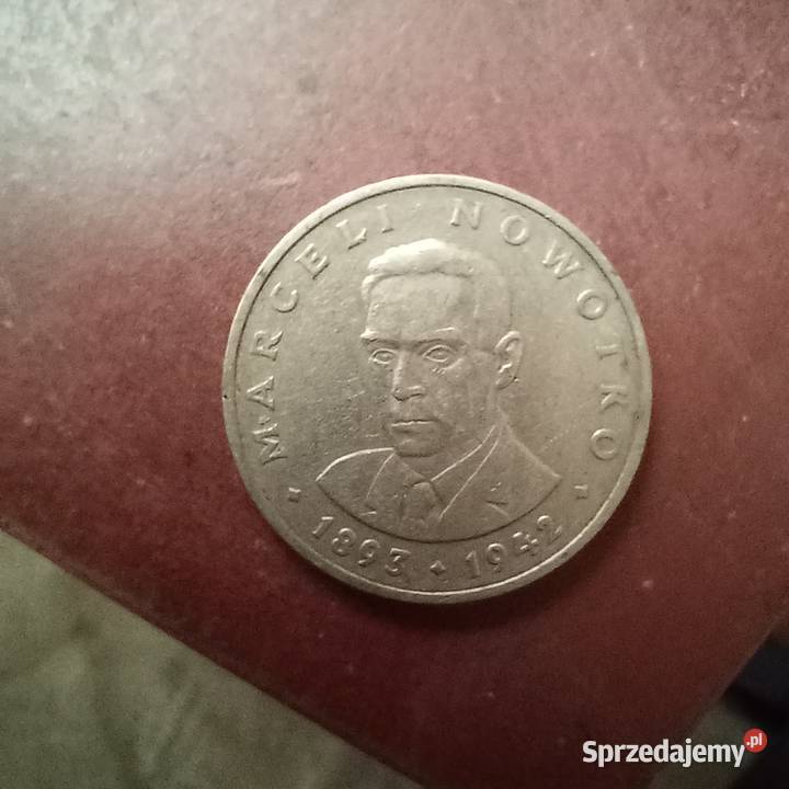 Moneta 20zl Marceli Nowotko Pruszków