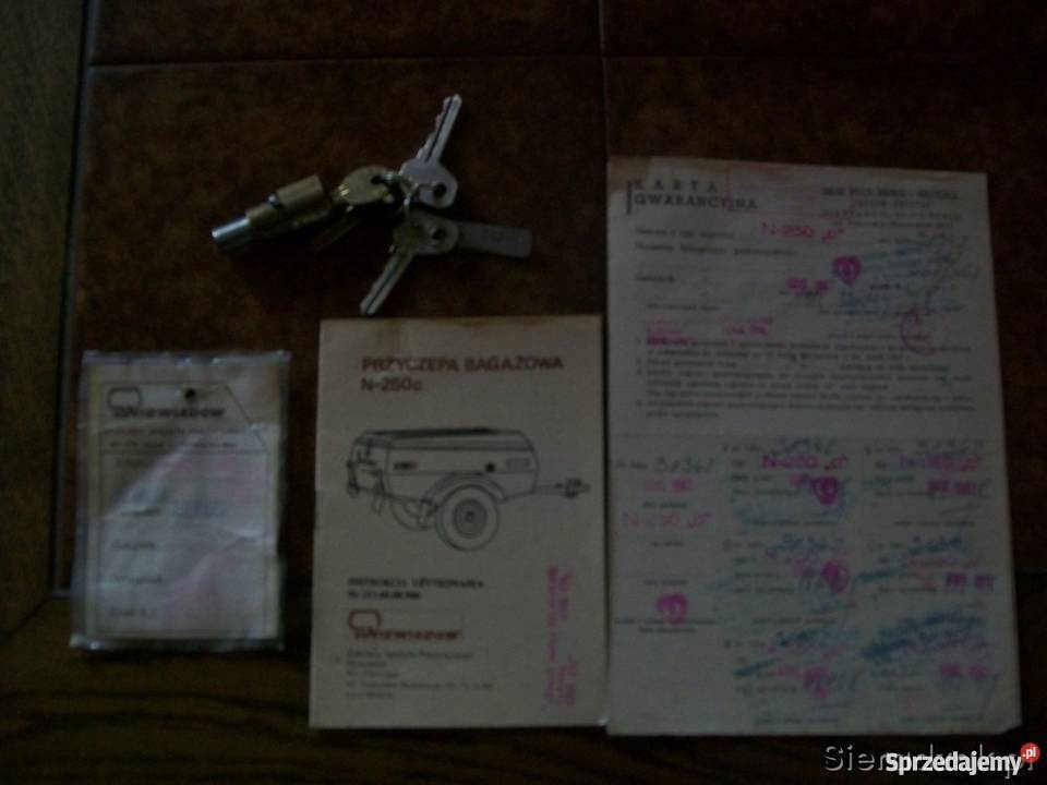 przyczepka niewiadów N250 kolekcjonerska Zduńska Wola