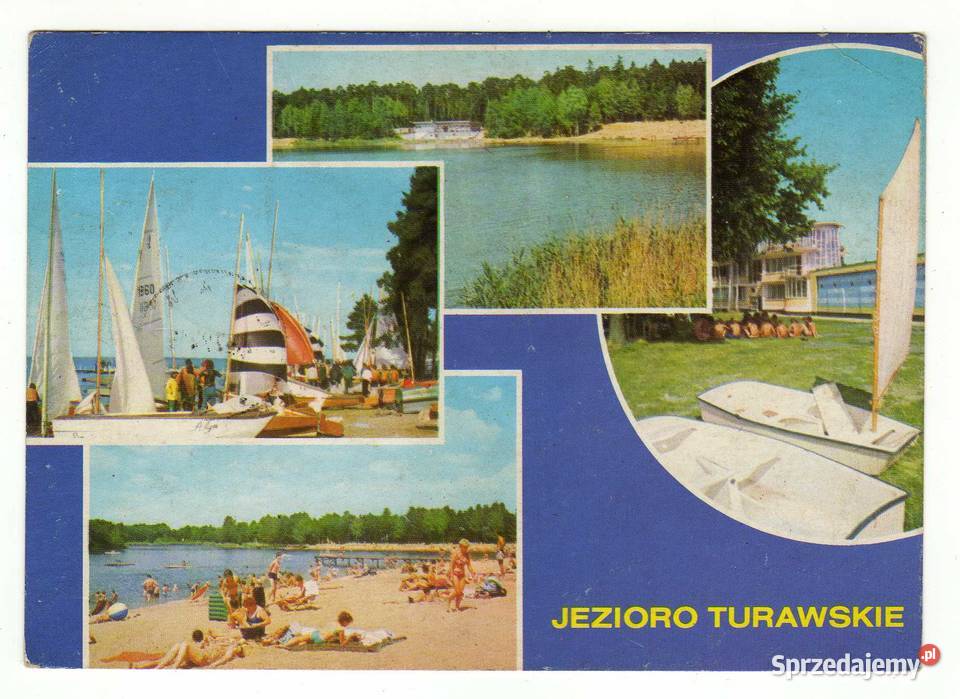 JEZIORO TURAWSKIE POCZTÓWKA WIELOWIDOKOWA Krynki sprzedam