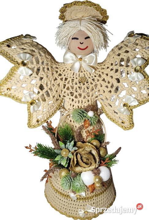 Anioł świąteczny 47 podświetlany małopolskie Krzywaczka