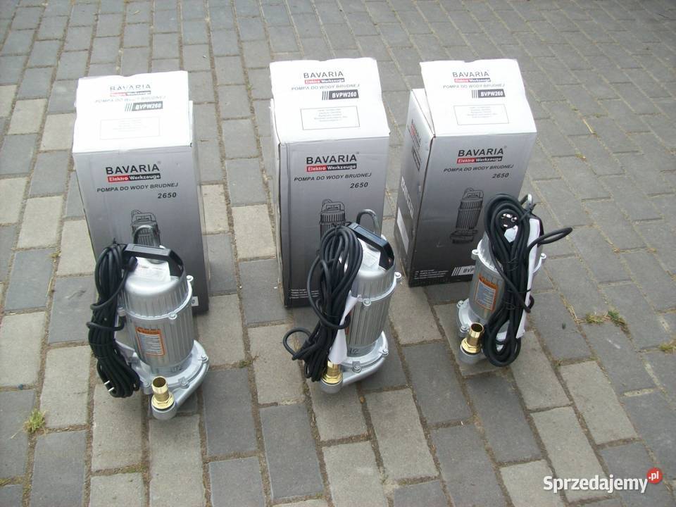 POMPA DO WODY BRUDNEJ 2650W 12500LH 1cal 18m wys Głogowa