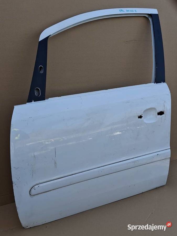 OPEL ZAFIRA B DRZWI LEWY PRZÓD LEWE PRZEDNIE Drzwi Bieleń