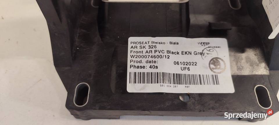 SKODA KODIAQ PODŁOKIETNIK SKÓRA 565864207