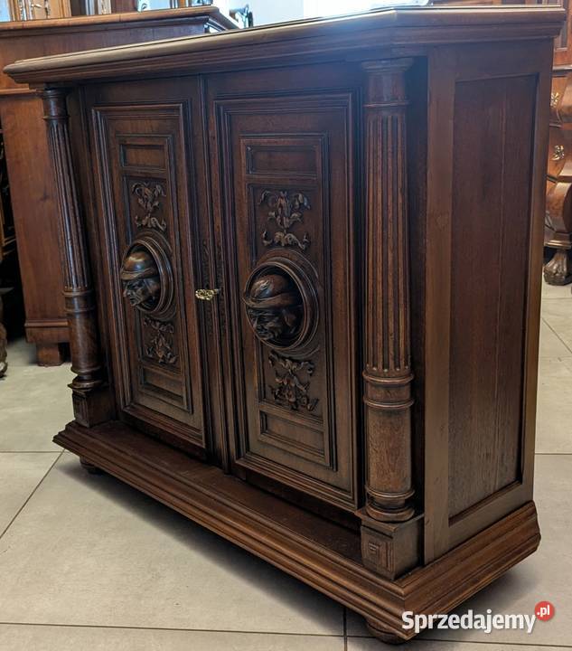 ładna komodaszafka neorenesans dąbsklep Dąbrowa Dąbrowa Górnicza
