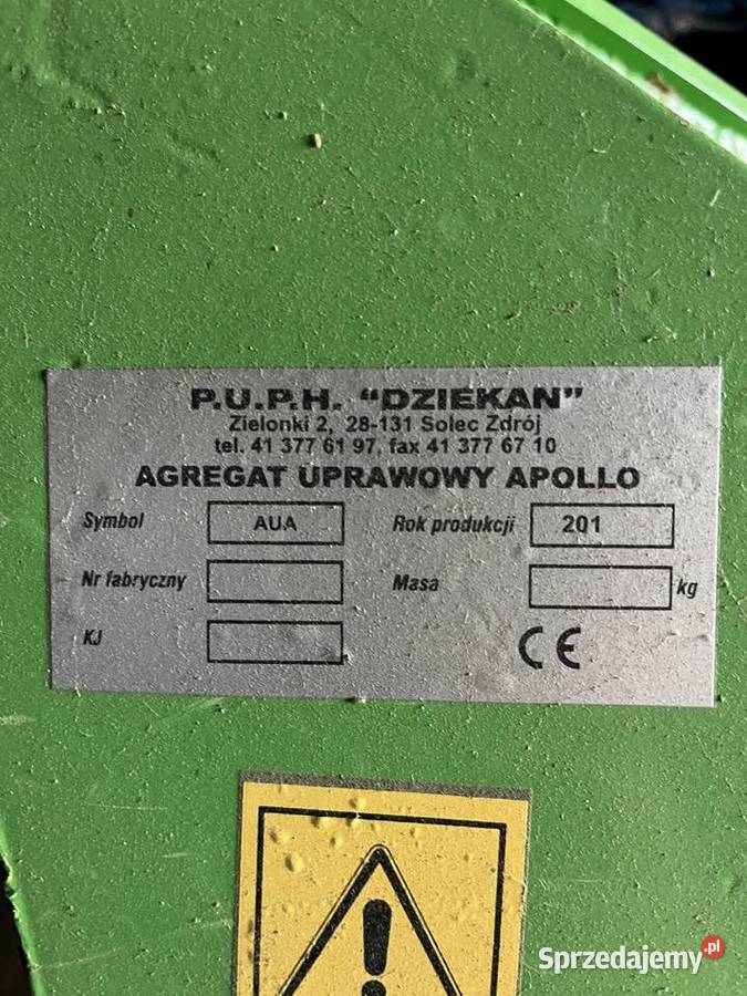 Agregat uprawowy dziekan Nowy Targ