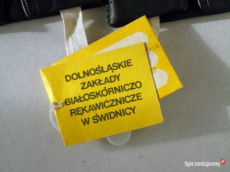 Rękawiczki skórzane męskie czarne Renifer Moda i Styl Świnoujście