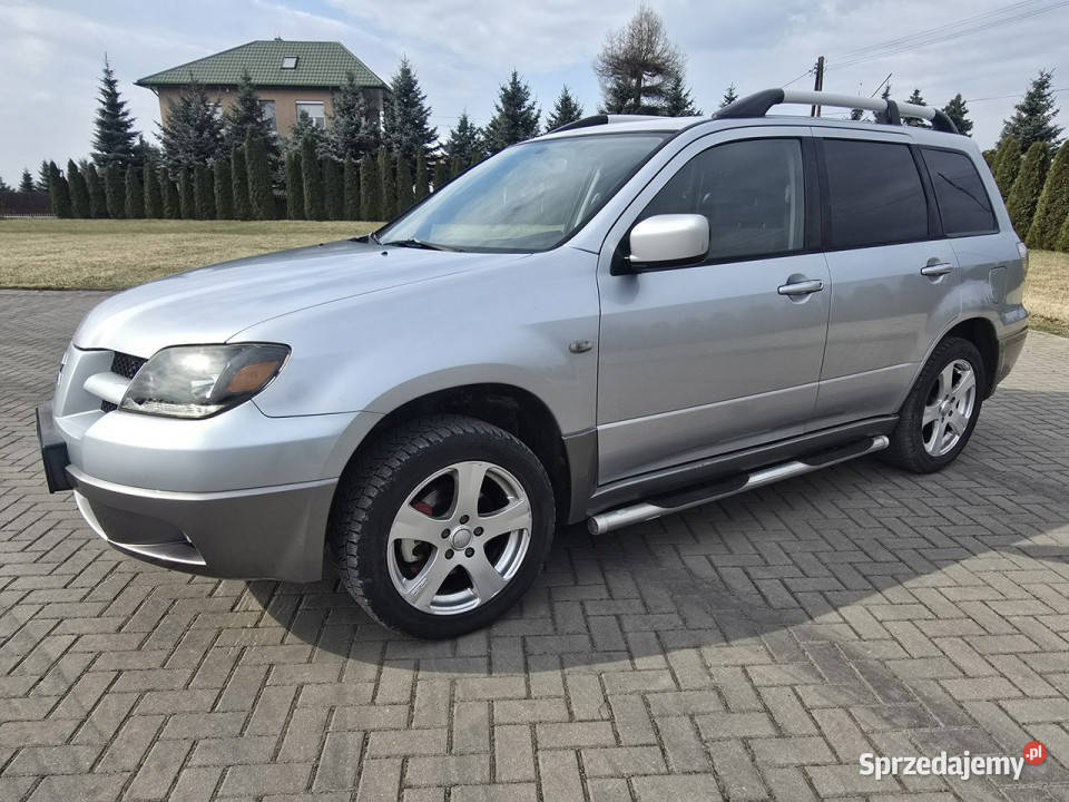 Mitsubishi Outlander 24benz 4x4Napęd elektrochrom. lusterka boczne Samochody osobowe Kutno