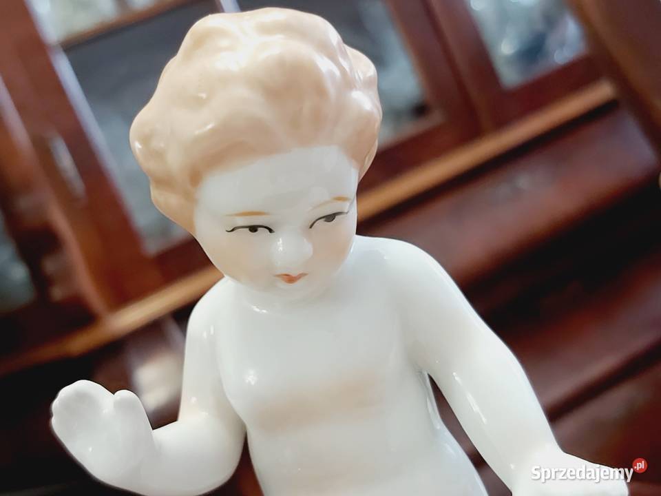 Figurka puto porcelanowa Neundorf Porcelana i szkło Antyki, Sztuka, Kolekcje Braniewo