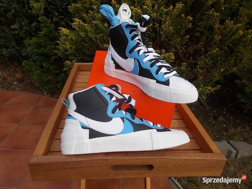 r45 Nike Blazer Mid Sacai White Black Legend Poznań sprzedam