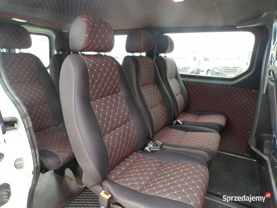 Renault Trafic 9 osobowy long nowy środek biały Raszków