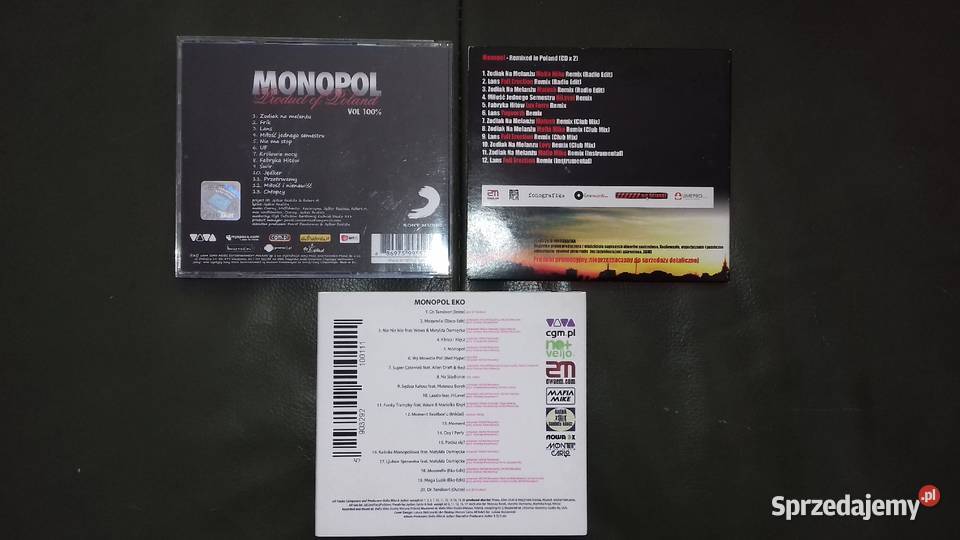 Monopol Jedker 3 płyty CD kolekcja dance zachodniopomorskie Kołobrzeg