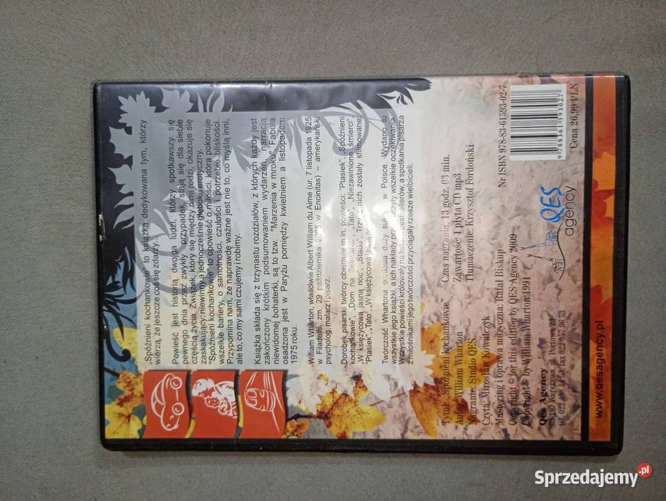 audiobook Spóźnieni kochankowie płyta CD mp3 Szczecin