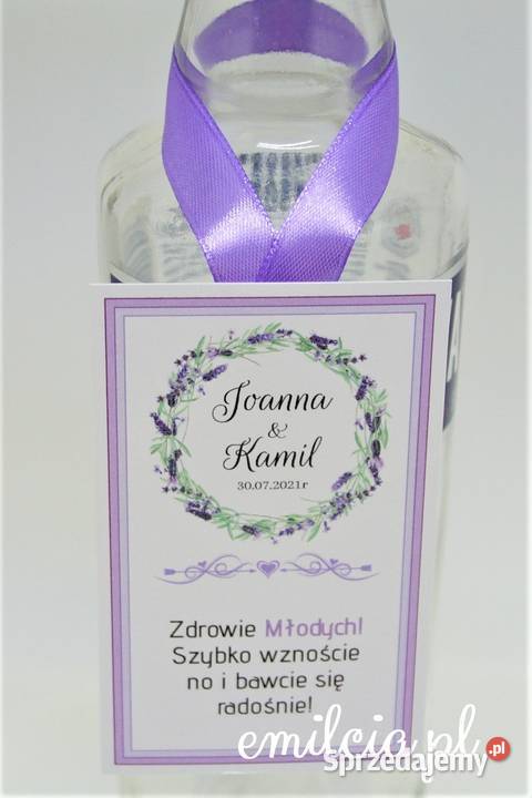 Zawieszki na butelki wykonane na zamówienie z sprzedam