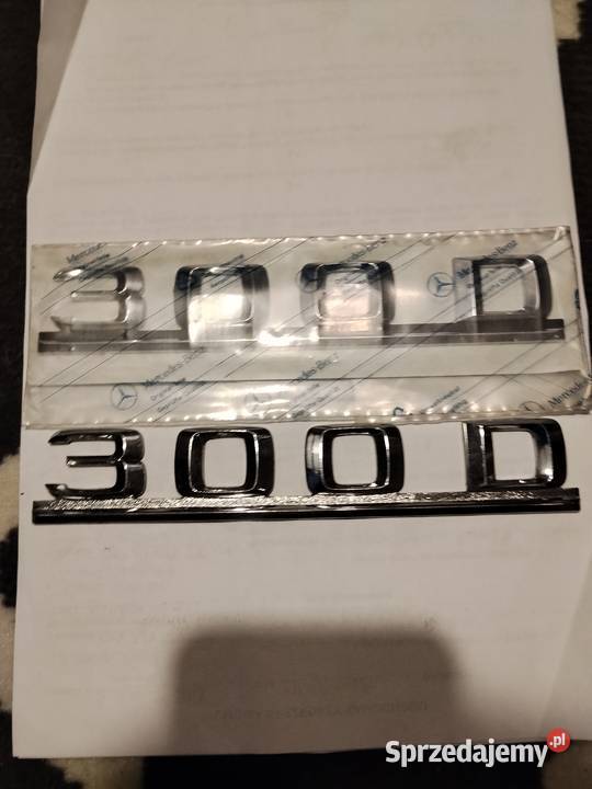 Mercedes W124 300D logo emblemat znaczek śląskie