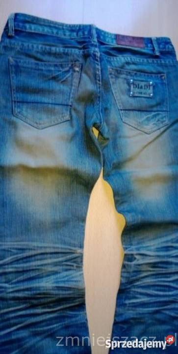 spodnie dżinsowe DENIM 38 Bez wzoru Kielce