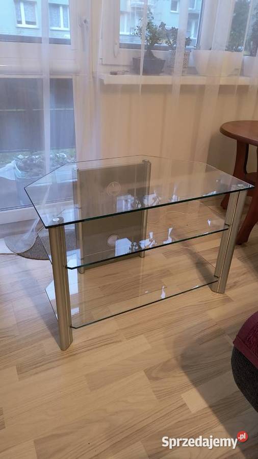 Szklany stolik RTV Zgierz sprzedam