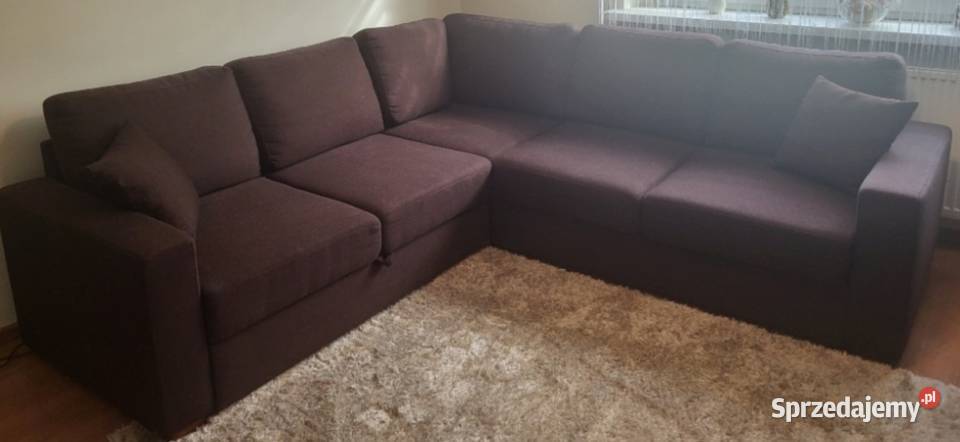 Narożnik z funkcją spania w idealnym stanie Żory