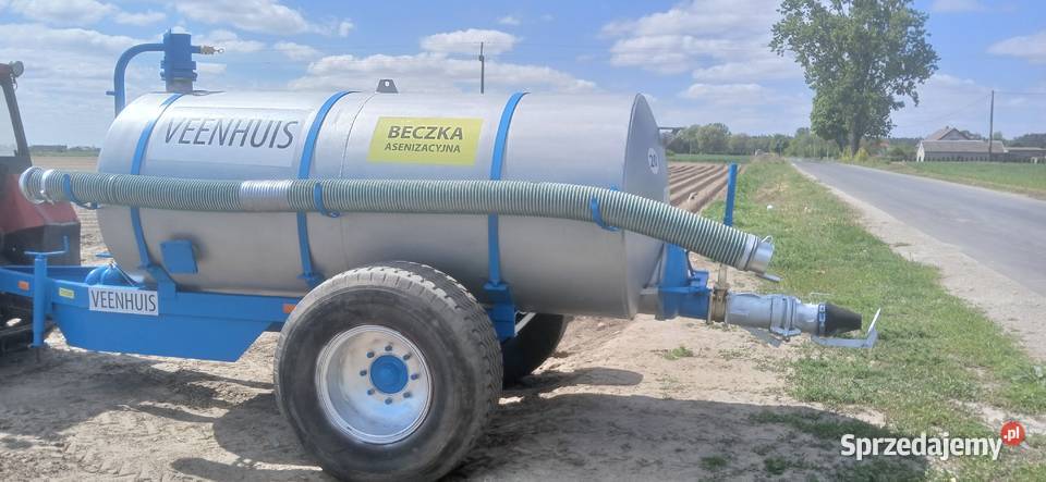 Beczka asenizacyjna beczkowóz 4500 litra Ocynk Beczkowozy Radziejów