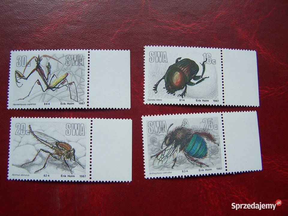 SWA 1987 MNH Mi 60508 Fauna Owady Tychy