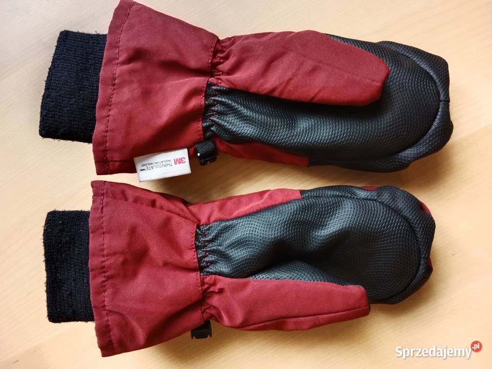 Rękawice nieprzemakalne watowane z jednym palcem Rozmiar 122