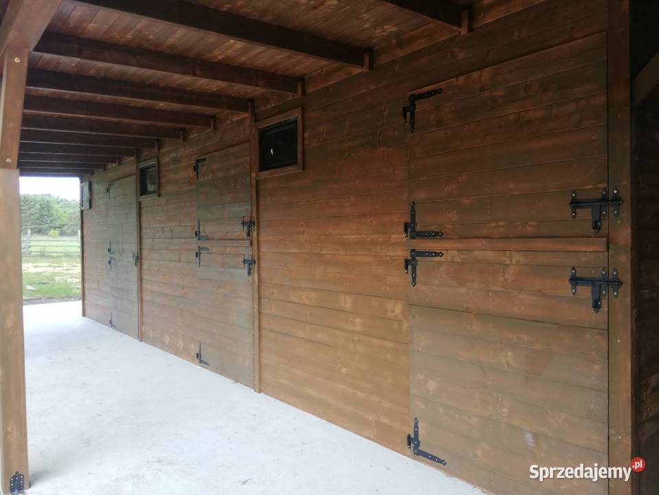 Stajnia konia drewniana Boksy koni Łódź