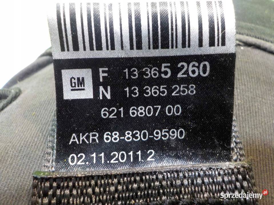 CHEVROLET ORLANDO 12r pas bezpieczenstwa lewy Suków