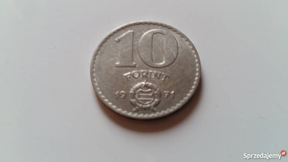 Moneta 10 forint 1977 Węgry dolnośląskie Wrocław